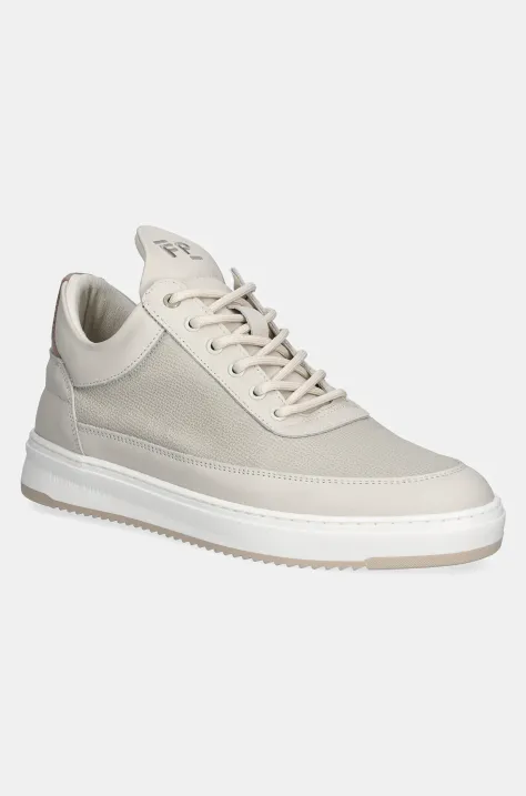 Filling Pieces sneakersy skórzane Low Top Tech Crumbs męskie kolor beżowy 10155001890