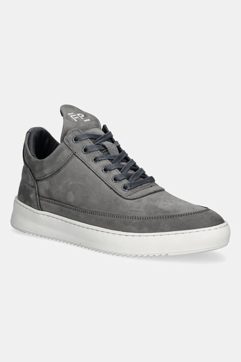 Filling Pieces scarpe da ginnastica in nubuck Low Top Ripple Nubuck uomo colore grigio 25122841874
