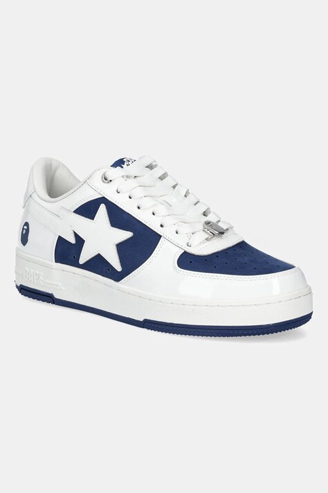 Кожаные кроссовки A Bathing Ape BAPE STA #6 M2 мужские цвет синий 1K80191306