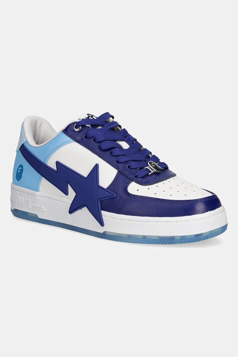 A Bathing Ape sneakersy skórzane BAPESTA OS M2 męskie kolor granatowy 1K80191309