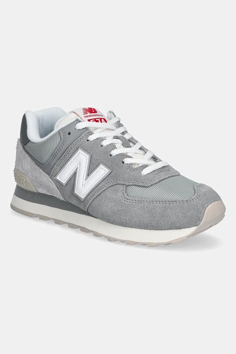 New Balance sneakers 574 barbati, culoarea gri, U574BKR