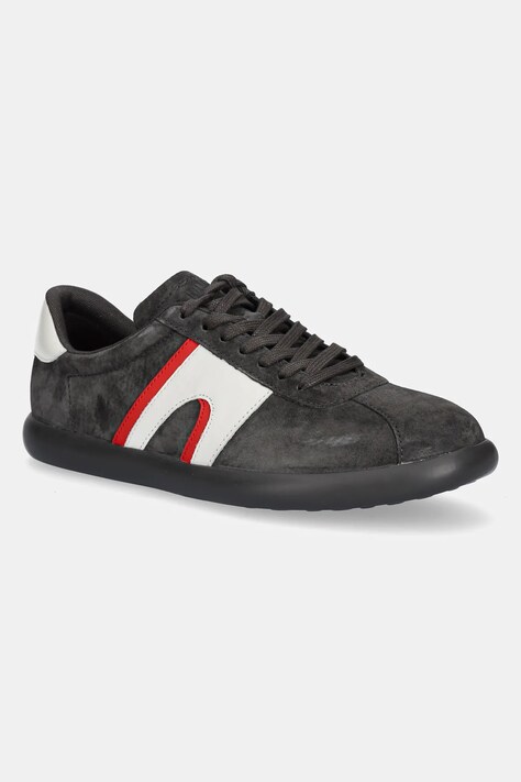 Camper adidași din nubuc Pelotas Soller barbati, culoarea gri, K100937-010