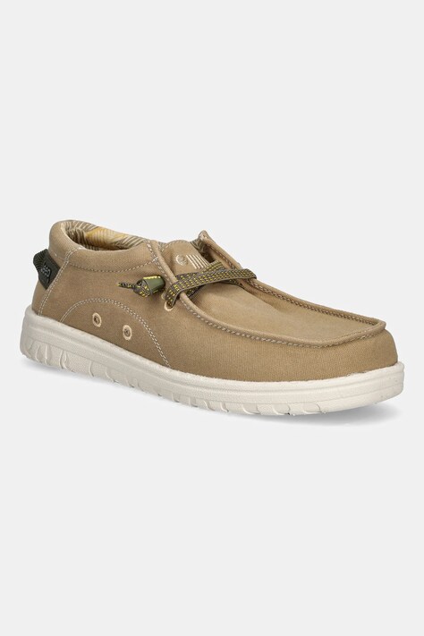 Polobotky Jeep SAMOA WALLABEE CVS pánské, béžová barva, JM51032A