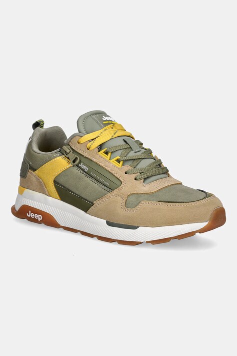 Jeep sneakers ONTARIO ZIP culoarea verde, JM51061A