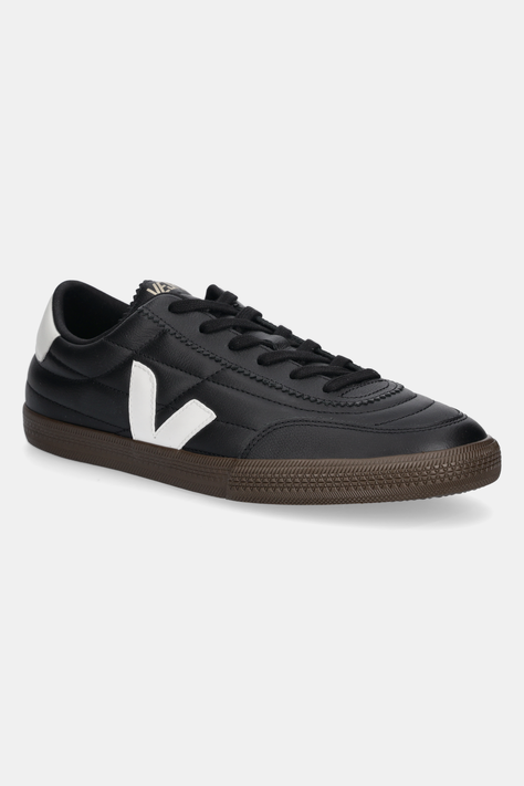 Кожаные кроссовки Veja Panenka мужские цвет чёрный FU2020707B
