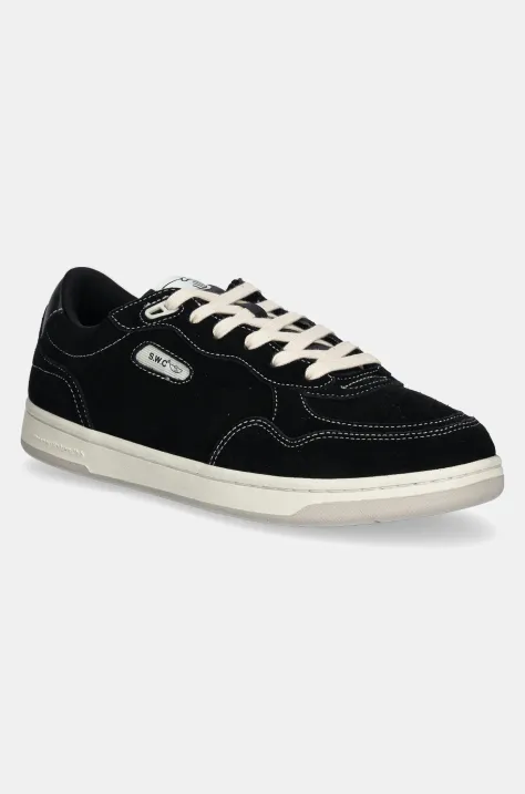 Πάνινα παπούτσια Stepney Workers Club PRO CUP 01 SUEDE χρώμα: μαύρο, YQ01015