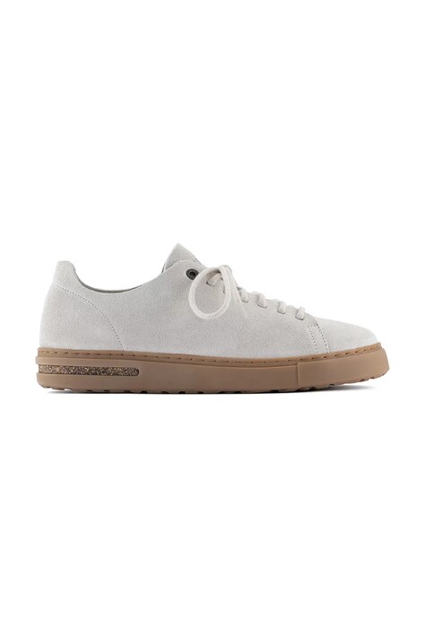 Nubukové polobotky Birkenstock Bend Low Decon LENB bílá barva, 1024632