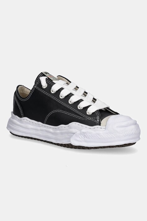 Maison MIHARA YASUHIRO leather plimsolls Hank Shoes black color A05FW704