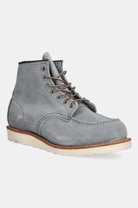 Red Wing suede shoes 6-in Classic Moc blue color 8800