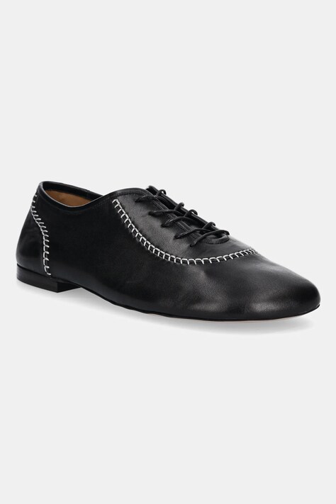 Wales Bonner leather shoes Lace black color WBM44503A