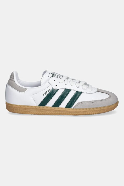 Шкіряні кросівки adidas Originals Samba OG — SS25-OBU02C, білий — фото 2