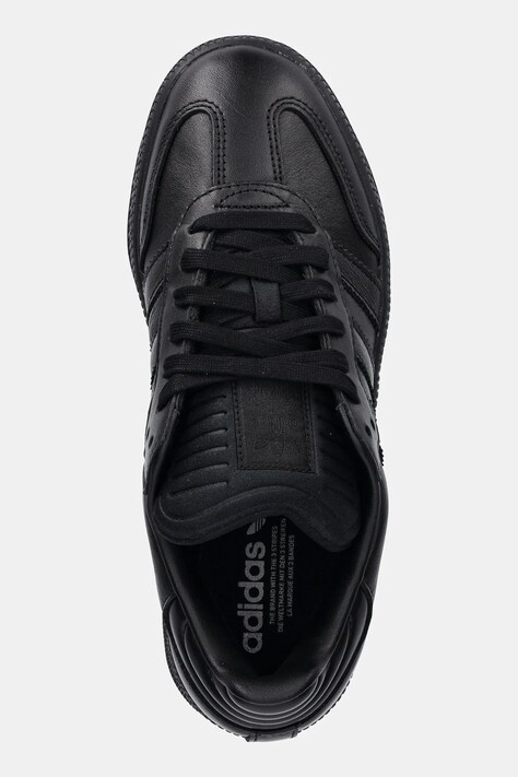 Шкіряні кросівки adidas Originals Samba XLG — SS25-OBU077, чорний — фото 4