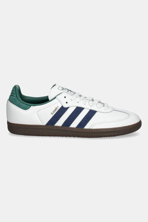 Шкіряні кросівки adidas Originals Samba OG — SS25-OBU082, білий — фото 2