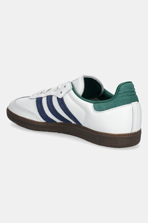 Шкіряні кросівки adidas Originals Samba OG — SS25-OBU082, білий — фото 3