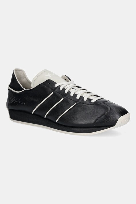 Кожени маратонки Y-3 Country в черно JS0586