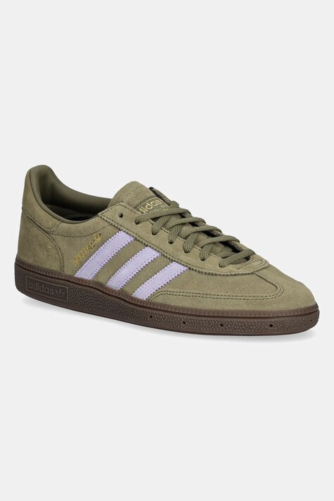 Superge iz semiša adidas Originals Handball Spezial zelena barva, JI2650