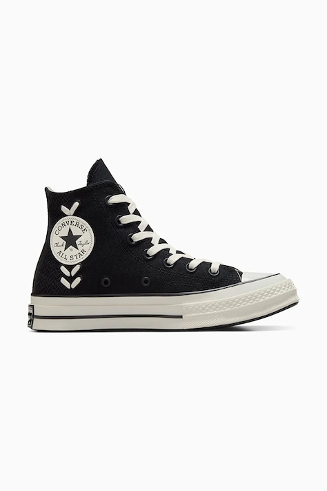 Πάνινα παπούτσια Converse Chuck 70 χρώμα: μαύρο, A10669C