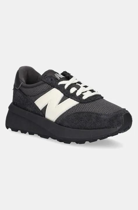 Αθλητικά New Balance 370 χρώμα: μαύρο, U370PB