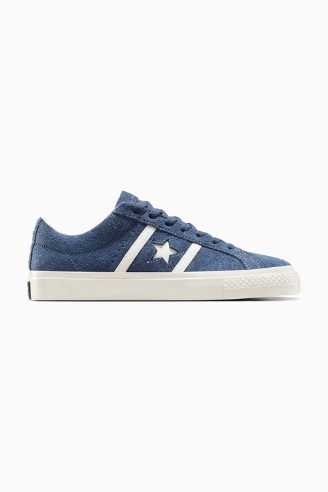 Converse scarpe da ginnastica in camoscio One Star Academy Pro colore blu navy A10579C