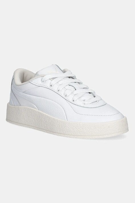 Шкіряні кросівки Puma CA Luxe колір білий 400828