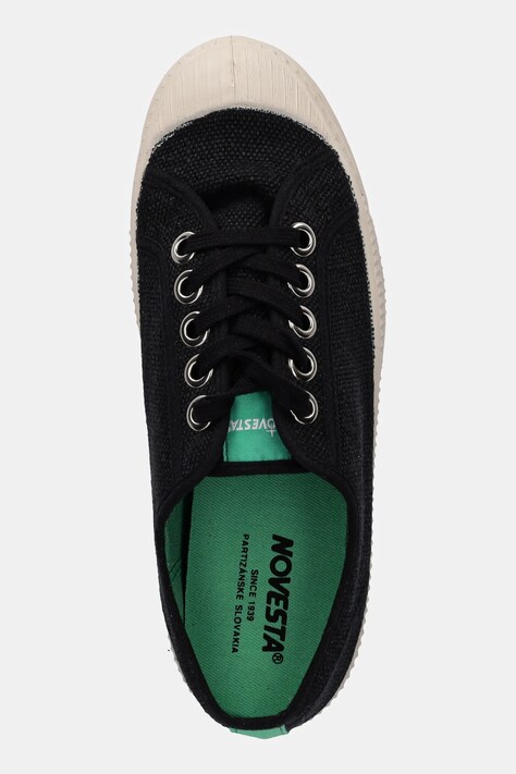 Кеди Novesta Star Master Hemp — SS25-OBU0IW, чорний — фото 4