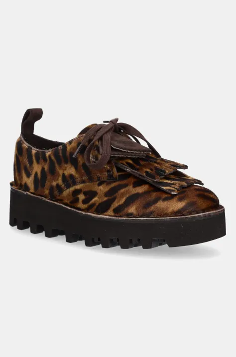 Clarks Originals półbuty skórzane x Engineered Garments Desert Khan kolor brązowy 26183857
