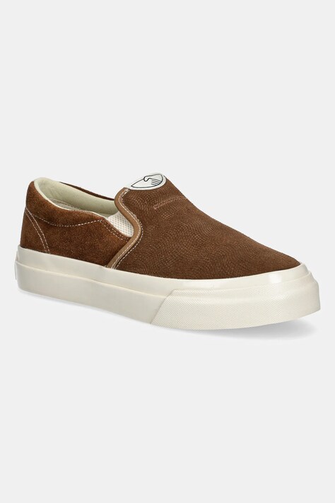 Stepney Workers Club scarpe da ginnastica LISTER RAW SUEDE colore marrone YA03204