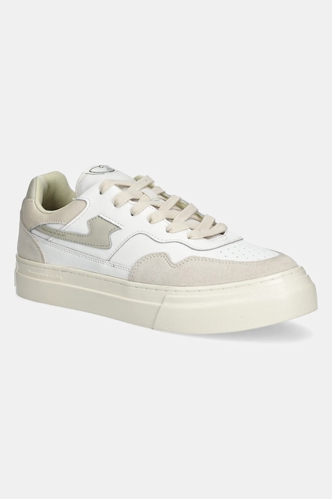 Stepney Workers Club sneakers Pearl S-Strike Leather culoarea alb, YA23100