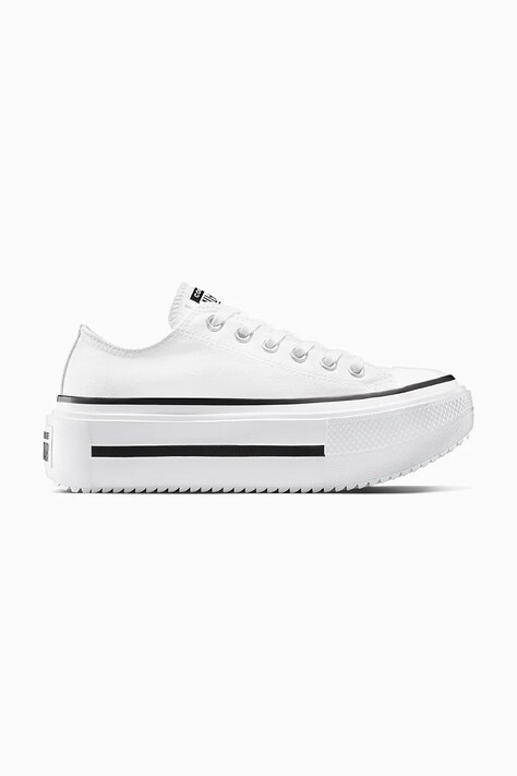 Converse tenisówki Chuck Taylor All Star Lift Double Stack unisex kolor biały A15491C