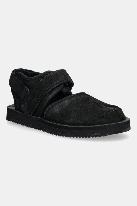 Suicoke sandale din nubuc BITA-2-L culoarea negru, BITA-2-L