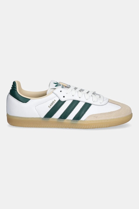 Шкіряні кросівки adidas Originals Samba OG — SS25-OBU0PN, білий — фото 2