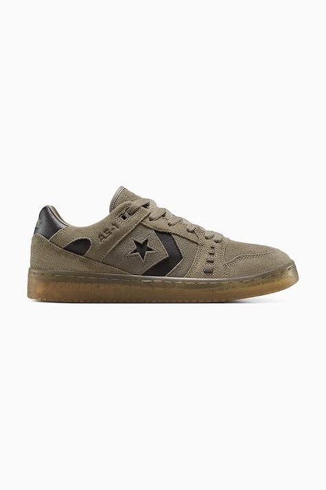 Converse suede sneakers Cons As-1 Pro Leather Gum Sole brown color A11920C