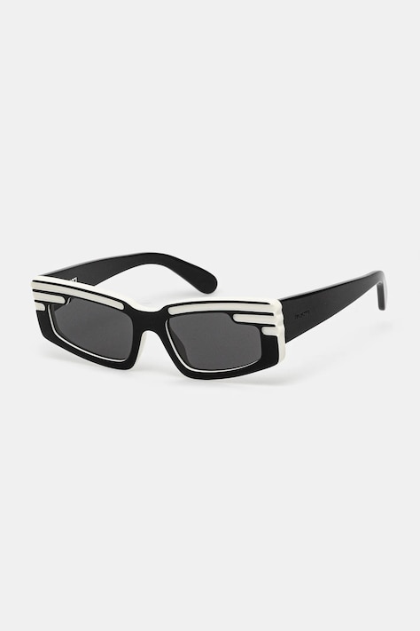 Fiorucci ochelari de soare Rectangular Wing femei, culoarea negru, U01FPASU134AC03BK01