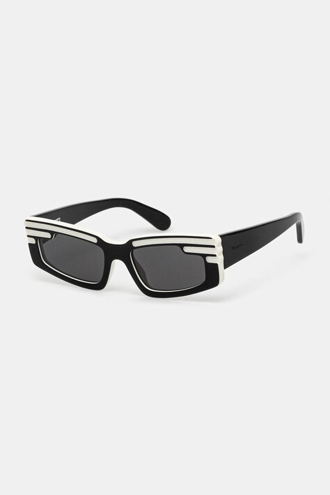 Fiorucci ochelari de soare Rectangular Wing femei, culoarea negru, U01FPASU134AC03BK01