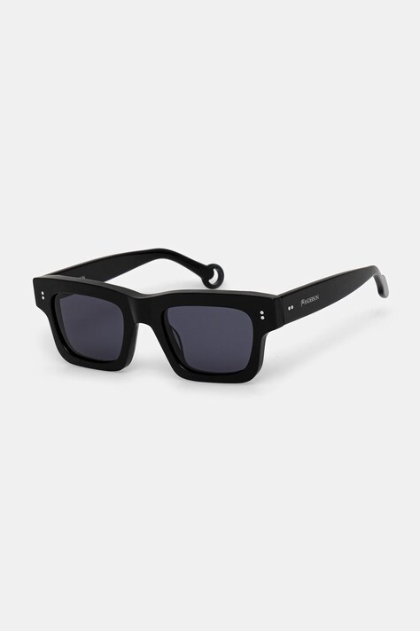 Γυαλιά ηλίου JW Anderson Jwa02 Rectangle χρώμα: μαύρο, EW0007.FA0426.999