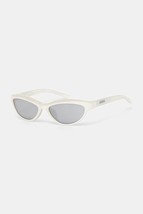 Jacquemus okulary przeciwsłoneczne CURVO damskie kolor beżowy JAC134C1SUN