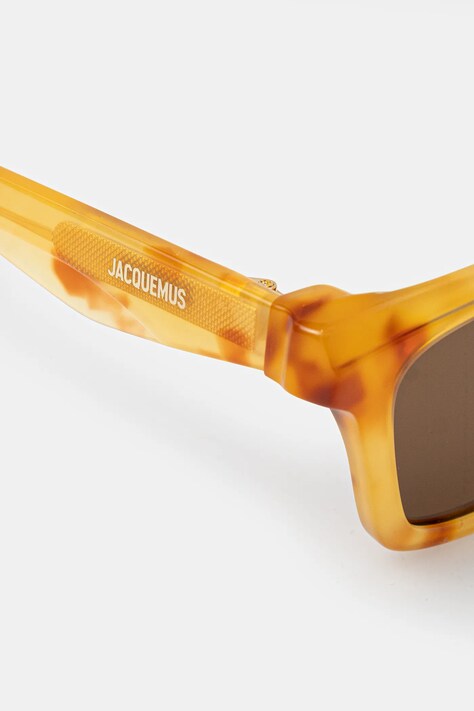 Сонцезахисні окуляри Jacquemus CARRE — SS25-OKD05N, коричневий — фото 4
