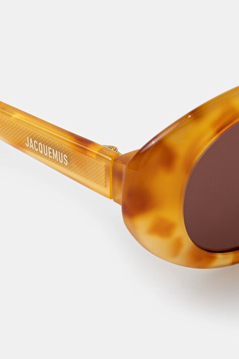 Сонцезахисні окуляри Jacquemus ROND — SS25-OKD05P, коричневий — фото 4