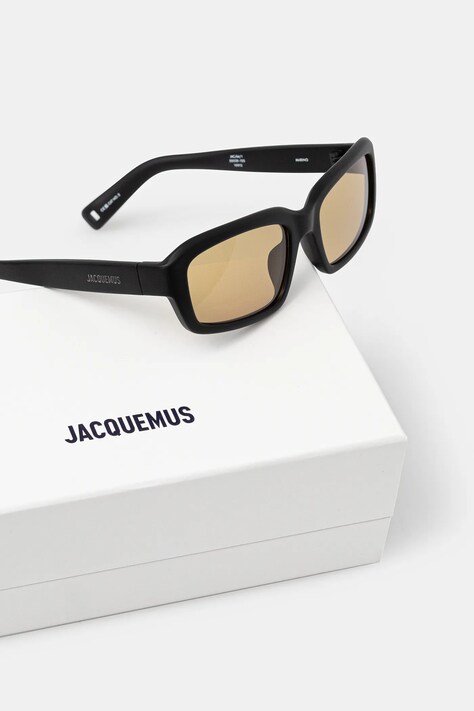 Сонцезахисні окуляри Jacquemus MARINO — SS25-OKU029, чорний — фото 4