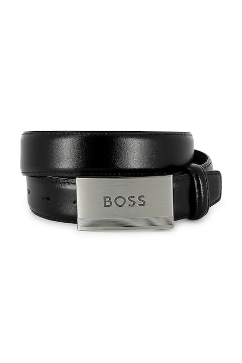 Дитячий шкіряний ремінь BOSS колір чорний J51741