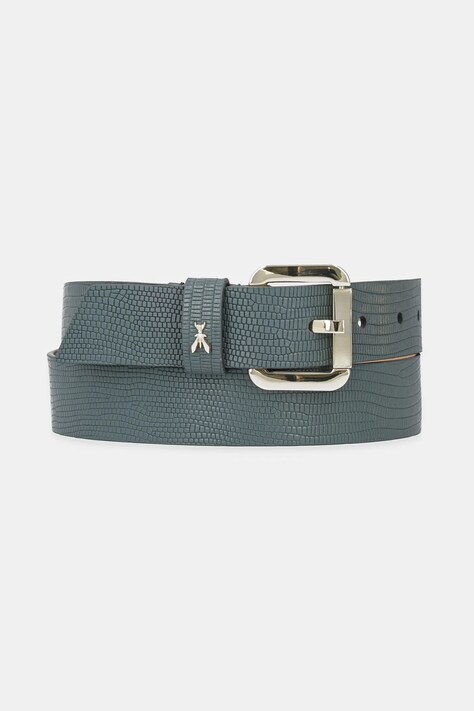 Patrizia Pepe curea de piele femei, culoarea verde, 8W8684 L137