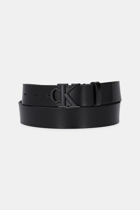 Calvin Klein Jeans curea de piele femei, culoarea negru, K60K613125