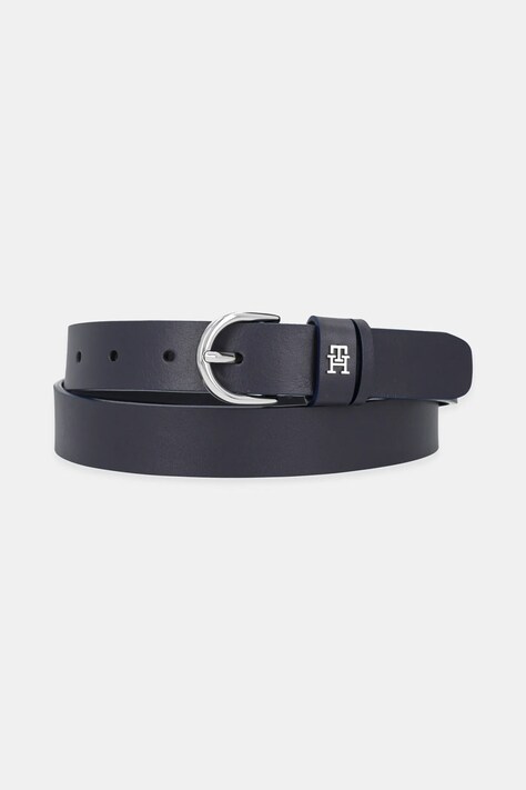 Tommy Hilfiger curea de piele culoarea negru, AW0AW17279