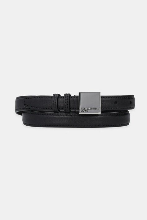 Pásek Karl Lagerfeld Jeans dámský, černá barva, A1W33125