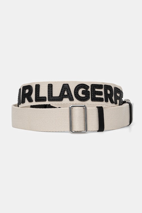 Karl Lagerfeld curea poseta culoarea bej, A1W50086