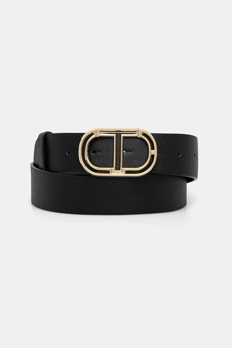 Twinset curea femei, culoarea negru, 251TA4430