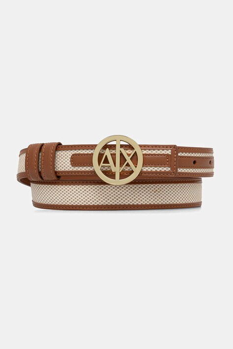 Oboustranný pásek Armani Exchange dámský, hnědá barva, XW000964 AF12581