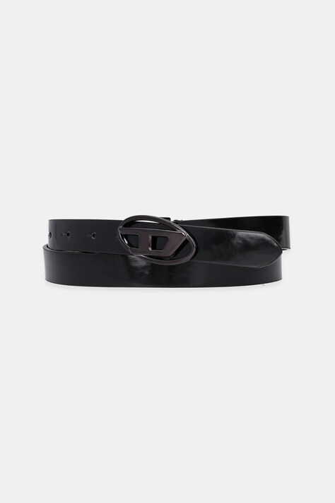 Ремень Diesel OVAL D LOGO B-1DR 20 belt женский цвет чёрный X09727.P1660