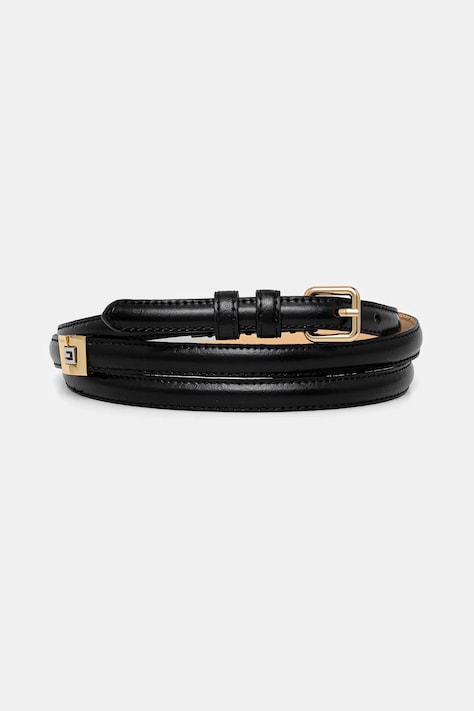 Кожаный ремень Guess женский цвет чёрный BW9189 P5115