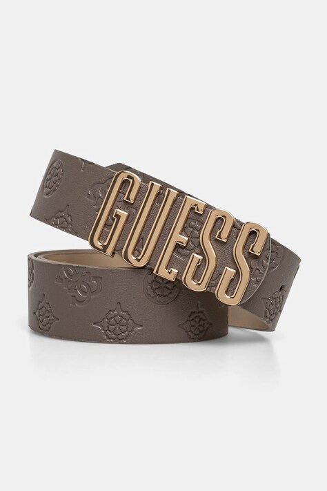 Pásek Guess GERTY dámský, béžová barva, BW9196 P5135
